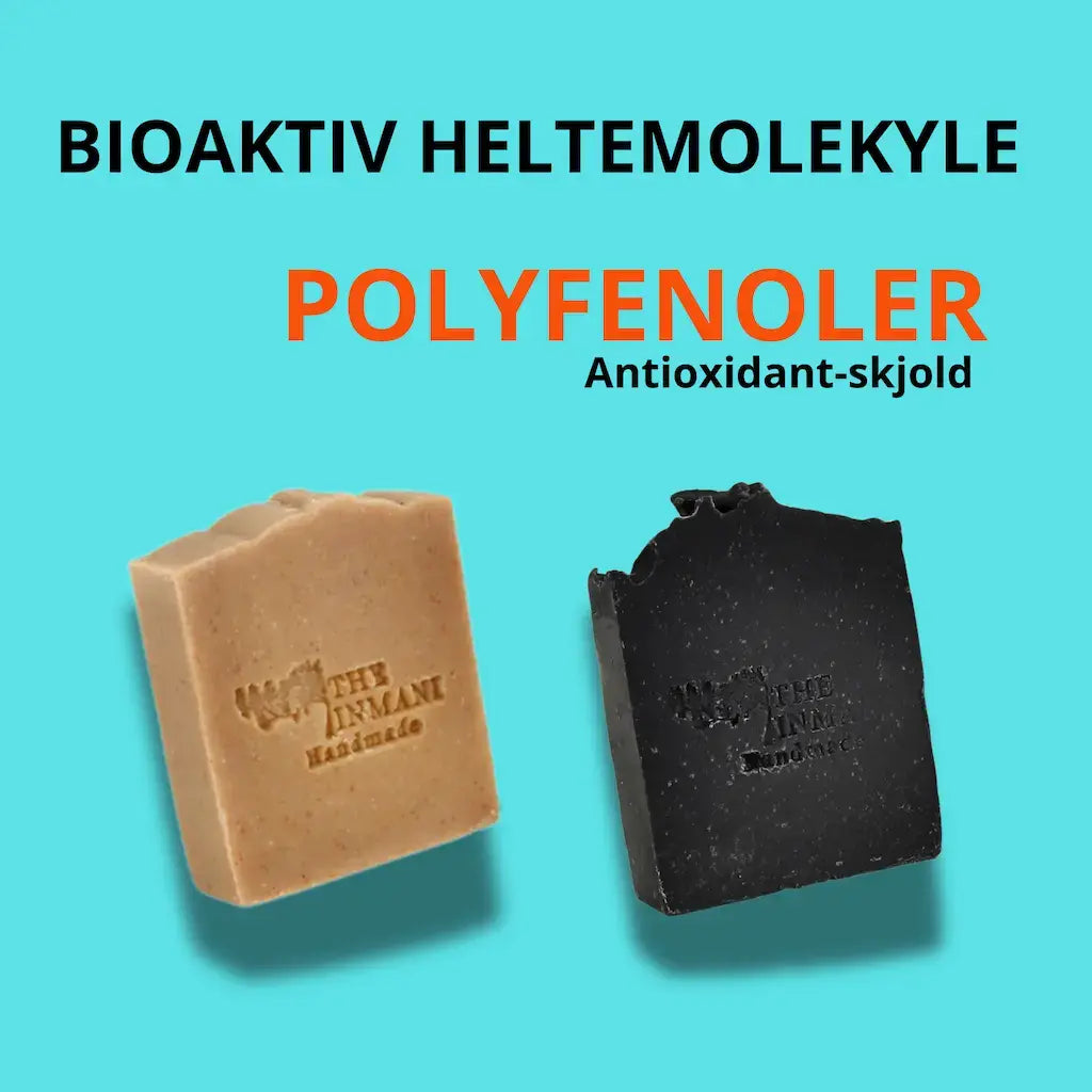 THE INMANIs faste ansigtsrensebarer. En mild og naturlig rens, der fjerner snavs uden at kompromittere hudens vigtige overflade-lipider.