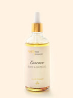THE INMANI ESSENCE Kropsolie i glasflaske. En opstrammende og regenererende kropsolie med frankincense til tør og moden hud.